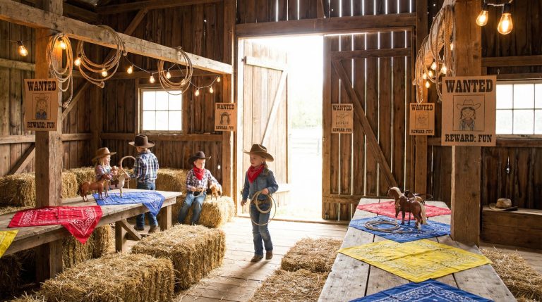 Cowboy western themed birthday party