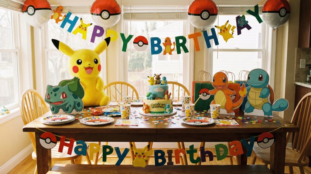 DIY Pokemon Birthday Decorations for a Big Kid? Help a Last-Minute Dad Out!