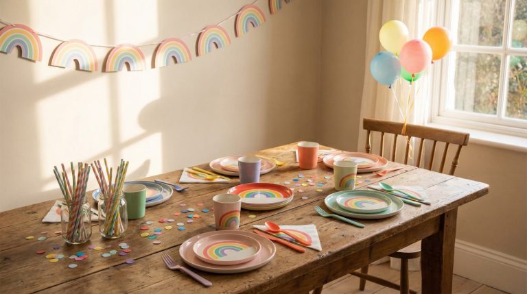 Rainbow Party Tableware Set & Managing Expectations – Any Advice?