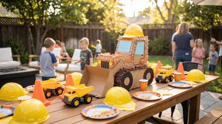 Wyatt’s Construction Party Pinata – Anyone Survive This Without Major Meltdowns?
