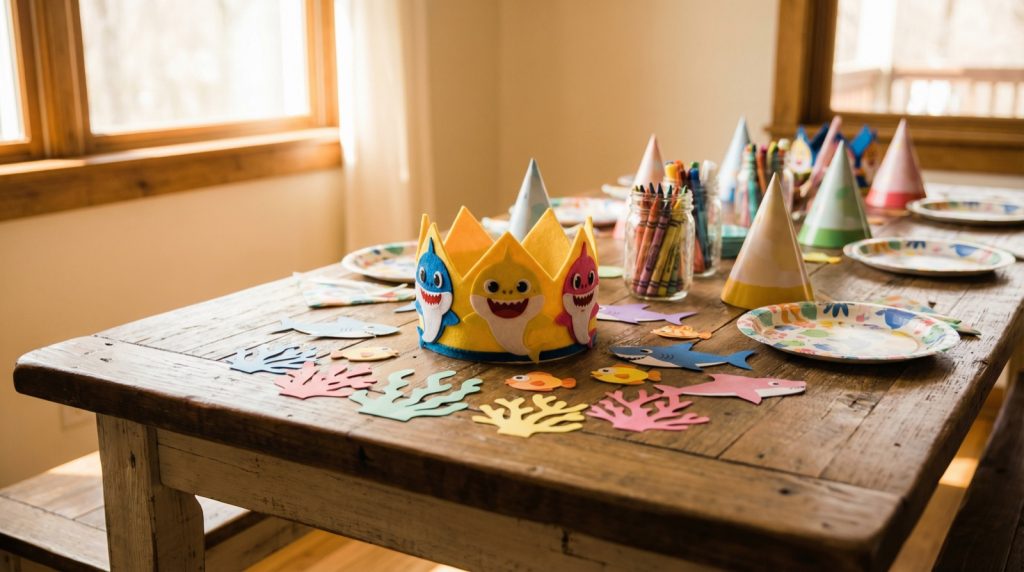 Has anyone made a DIY baby shark crown for kids? My Alice is OBSESSED!