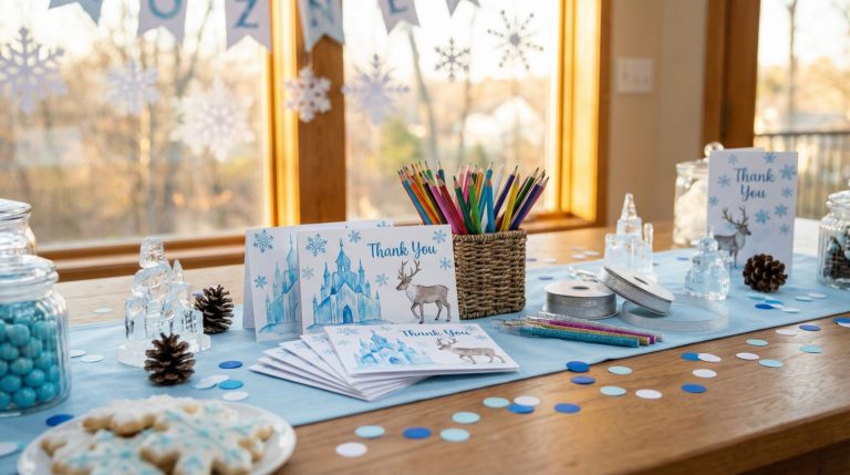 Frozen Thank You Cards: Store-Bought vs. DIY? What are you all doing?