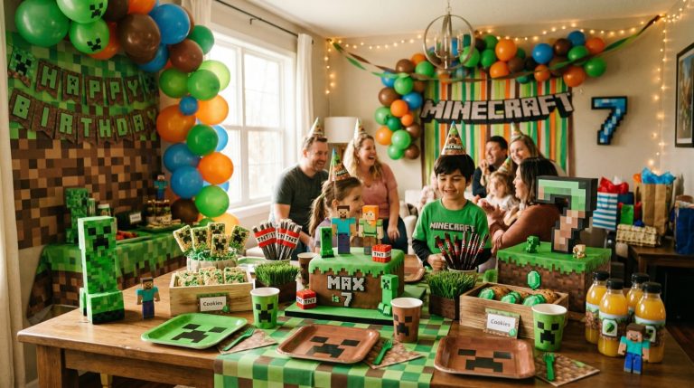 Grandpa’s Minecraft Party Photo Prop Panic: Seriously, How Many Do I REALLY Need?!