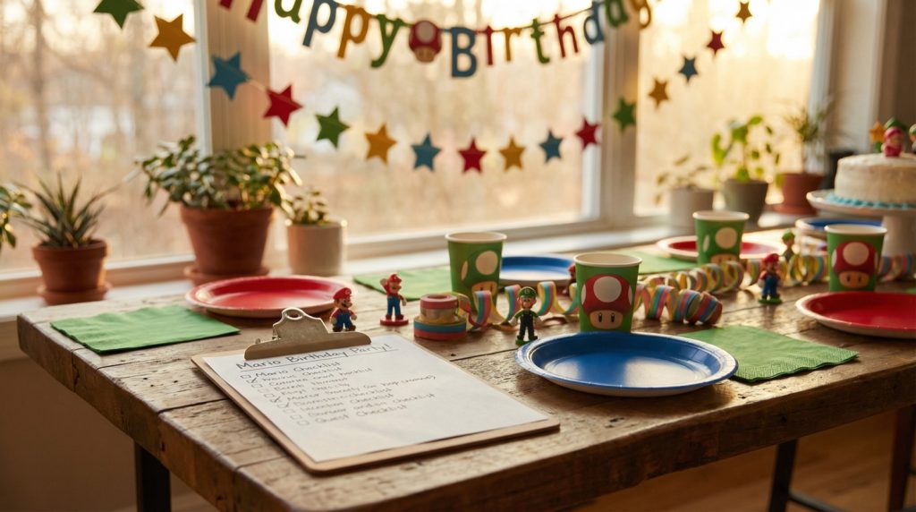 Owen’s 5th Birthday – Mario Mayhem (and My Secret Weapon!)