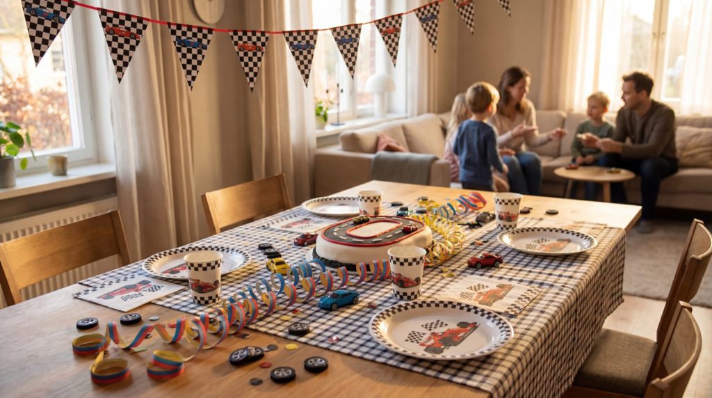 Race Car Party Tableware Set: Are we all overthinking this, or just me?