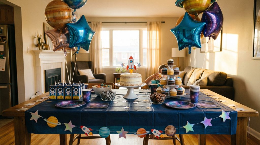 Space Party Decoration Ideas for a Toddler? Send Help (and Coffee)!