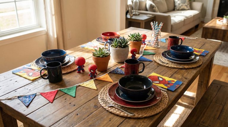 Trying to Make Kid Themes Adult-Friendly? My Spiderman Tableware Dilemma!